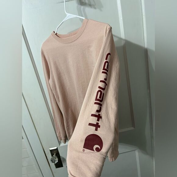 Carhartt Pink Long Sleeve Tee - Picture 1 of 4